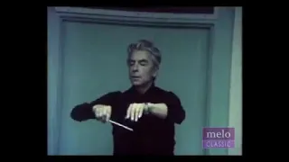 Karajan rehearses at an underground parking garage ! (1976)