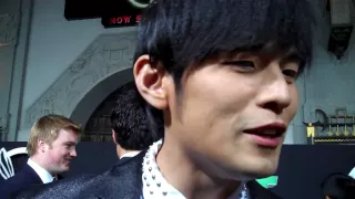 Jay Chou at the "Green Hornet" premiere