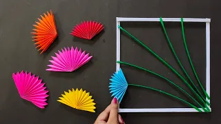 Beautiful wall hanging craft/Easy paper craft for home decoration/Paper flower wallmate/Paper craft