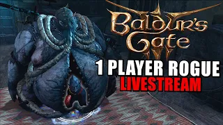 🔴 Baldur's Gate 3 - 1 Player Solo Rogue Act 2 Again