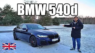 BMW 540d xDrive 2021 (ENG) - Test Drive and Review