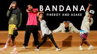 Fireboy DML & Asake - Bandana|| Dance Cypher|| reaction lyrics