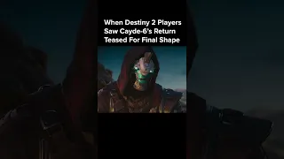 When Destiny 2 Players Saw Cayde-6's Return In Final Shape's Teaser Trailer