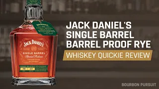 Jack Daniel's Single Barrel Barrel Proof Rye Review | Whiskey Quickie