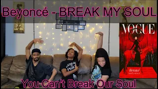 FR React: Beyoncé - BREAK MY SOUL (Official Lyric Video)