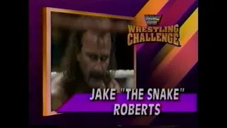 Jake Roberts vs Boris Zhukov   Wrestling Challenge Dec 23rd, 1990