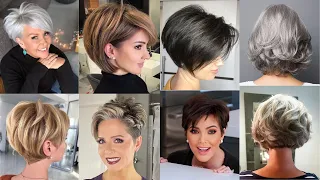 +50 MELHORES CORTE DE CABELO CURTO FEMININO PARA MULHERES  +40 +50 +60 ANOS