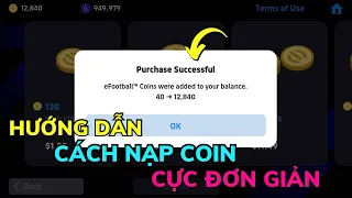 Hướng Dẫn Cách Nạp Coin Trong Game eFootball Mobile 2024