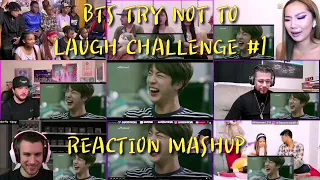 BTS REACTION MASHUP (THROWBACK) | BTS TRY NOT TO LAUGH CHALLENGE #1