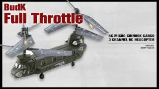 Remote Control Micro Chinook Cargo 3 Channel RC Helicopter