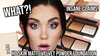 MAKEUP FOREVER HD SKIN MATTE VELVET 24 HOUR UNDETECTABLE POWDER FOUNDATION!