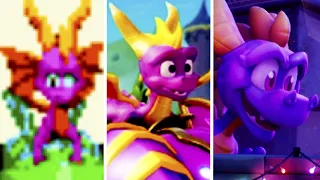 Evolution of Spyro in Crash Bandicoot Games (2003-2021)