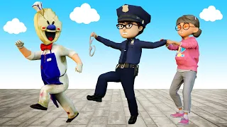 Nick Police Chases Bandit - Scary Teacher 3D Brave Police