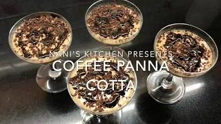 Coffee Panna Cotta Recipe for Lazy Cooks by Nani
