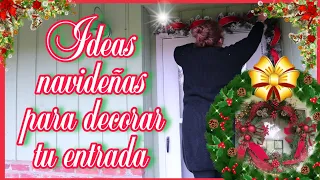 Decoracion navidad 2023-Ideas para tus puertas.