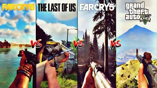 GTA 5 vs Far Cry 5 vs Far Cry 6 vs The Last Of Us PART 1  (SBS-Comparison)