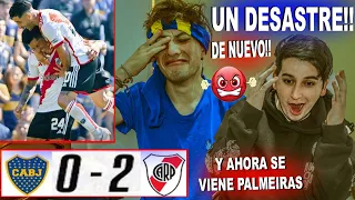 UN DESASTRE !! REACCIONES AL BOCA VS RIVER (0-2) SUPERCLÁSICO Y AHORA SE VIENE PALMEIRAS