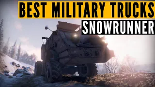 The top 5 BEST military trucks in SnowRunner (mod edition)