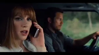 Jurassic world (2015)- indominus attacks the gyrosphere movie clips in reverse version