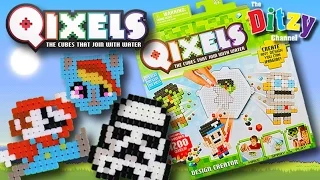 QIXELS Art n Craft How-To | Play Along Guess Who Game! | Star Wars My Little Pony Super Mario Bros