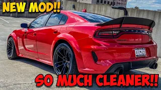 MUCH NEEDED MOD FOR MY 2022 DODGE CHARGER SCAT PACK WIDEBODY!! SO MUCH CLEANER!!