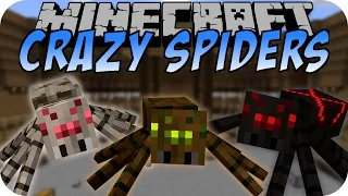 Minecraft CRAZY SPIDERS (Special Mobs Mod #5) [Deutsch]