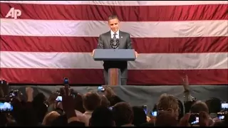 Raw Video: Heckler Interrupts Obama Fundraiser