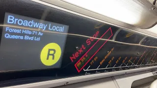 BMT Subway: R160B Siemens (R) Local Train Ride from Bay Ridge-95th Street to Forest Hills-71st Ave