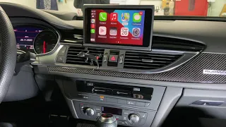 Audi A6 C7 MIB2 беспроводной Apple CarPlay, AndroidAuto