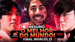 T1 X WEIBO | RESUMO FINAL WORLDS 23: TEMOS UM CAMPEÃO!