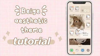 How to make samsung aesthetic! Beige theme!