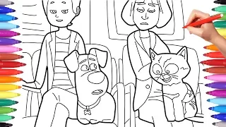 The Secret Life of Pets 2 Coloring Pages for Kids, How to Draw Pets 2 Max
