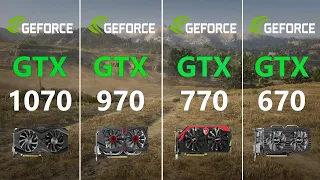 GTX 1070 vs GTX 970 vs GTX 770 vs GTX 670 Test in 6 Games