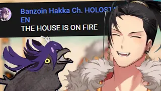 Hakka visits Shinri's stream and tries to stir up Chaos