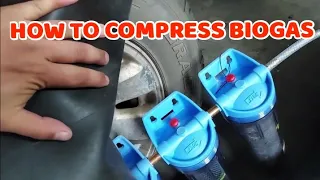 compressing biogas