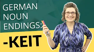 German Nouns Ending in -keit | German with Laura