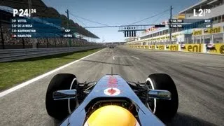 F1 2012, 24th to 1st, 100% race, legend ai, Hamilton, Hungary