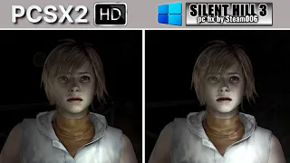 Silent Hill 3 | The best way to play on pc | PCSX2 HD vs Windows pc Comparison