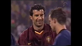 Portugal - Netherlands (2001) World Cup Qualifiers (Figo, Rui Costa, Overmars, Stam, Davids, Makaay)