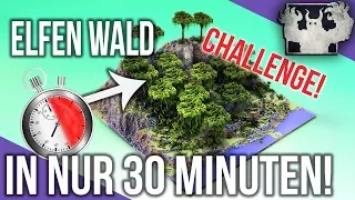 TERRAFORMING Challenge! ELFEN-Wald in 30 Min bauen!