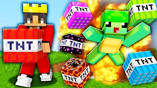 Using SUPER TNT To Prank My Friends In Minecraft!