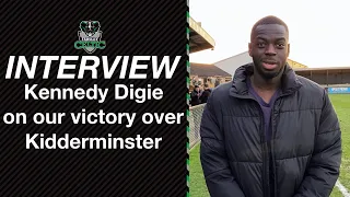 Post-Match Reaction: Kennedy Digie vs Kidderminster Harriers (H)