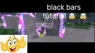 black bars tutorial (real)