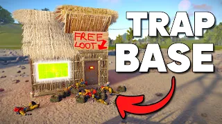 The BEST Trap Base in Rust! (No BPs, No Electricity)