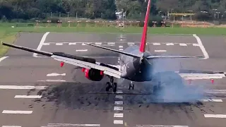 JET 2 Rocky Bouncy Landing ✈️ Birmingham Airport ( BHX )