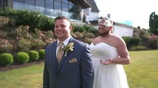 Groom cries at first look! 😂