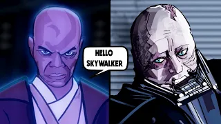 Mace Windu's Ghost Visits Vader - Once Upon a Theory Last Episode