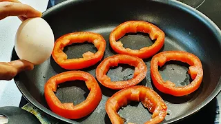 Just Add Eggs With Tomatoes Its So Delicious/ Simple Healthy Breakfast Recipe/ Cheap & Tasty Snacks