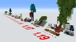 TODAS AS ATUALIZAÇÕES do MINECRAFT em 5 MINUTOS (1.0 até 1.20)