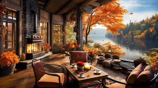 Cozy Autumn Coffee Shop Ambience & Smooth Jazz Instrumental 🍂 Warm Jazz Music for Relaxing, Work